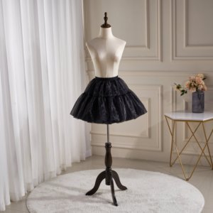 <span class=keywords><strong>Jupon</strong></span> en polyester 100% à couches superposées, <span class=keywords><strong>antistatique</strong></span>, brodé, 1723-40 cm, avec une légère évasée pour mariée/ballet/scène - Product Image 5