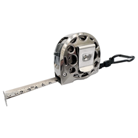 Ruban à mesurer en acier creux imperméable professionnel de haute qualité, 5 mètres, mesure métrique personnalisée, acier inoxydable, verrou inclus