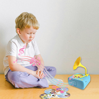 Phonographe intelligent pour enfants, jouet d'éducation précoce avec fonction d'enregistrement et de narration, emballé dans des ensembles