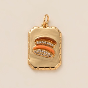 สร้อยคอจี้ดีไซน์เก๋ไก๋สไตล์นักธุรกิจ ประดับเพชรซิร์คอน รูปทรงเชอร์รี่ ซองจดหมาย ความรัก เค้ก โลก ผีเสื้อ - Product Image 6