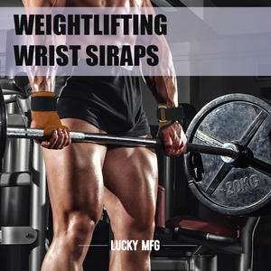 أحزمة معصم لرفع الأثقال مضادة للانزلاق أحزمة معصم رفع الأثقال جلدية مزدوجة لتدريب القوة في صالة الألعاب الرياضية - Product Image 6