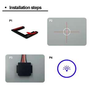 Bán buôn 12V 36 Wát điện dung thông minh Dimmer cảm ứng cảm biến chuyển đổi và ba màu quy nạp thiết bị chuyển mạch cho mỹ phẩm gương - Product Image 5