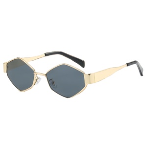 Gafas de Sol Metálicas Irregulares 2024 para Hombre y Mujer, Gafas de Sol Modernas y Populares para Conducir - Product Image 1