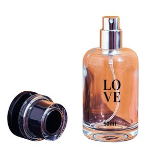 Aanpassen 30Ml 50Ml 100Ml Heldere Glazen Parfumfles Met Zwarte Dop - Product Image 6