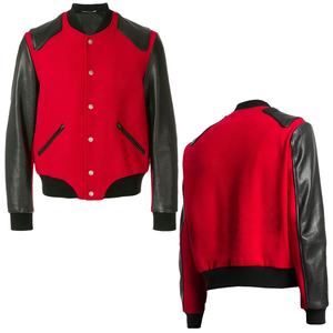 Venta al por mayor original Unisex Letterman chaquetas personalizadas de lana de cuero mangas béisbol Universidad cómodo de secado rápido y transpirable - Product Image 6