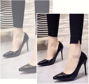 <span class=keywords><strong>Scarpe</strong></span> europee di grandi dimensioni da <span class=keywords><strong>donna</strong></span> con tacco alto colorate <span class=keywords><strong>scarpe</strong></span> da lavoro alte per l'estate primavera <span class=keywords><strong>scarpe</strong></span> nere con tacco da <span class=keywords><strong>sposa</strong></span> a punta - Product Image 2