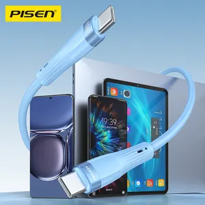 PISEN 100W闪光充电数据线1.2m USB至Type-C/ Type-C至Type-C快速充电手机平板电脑笔记本
