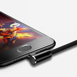 de aleación de aluminio Durable en forma de L 90 grados de ángulo recto de Usb <span class=keywords><strong>2</strong></span>,0 de carga <span class=keywords><strong>Cable</strong></span> de tipo C - Product Image 4