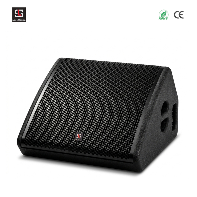 12 Inch Professional Stage Monitor Speaker 450W RMS 900W Peak Power Birch Plywood Wedge Passive 132dB Max SPL 8 Ohm Impedance