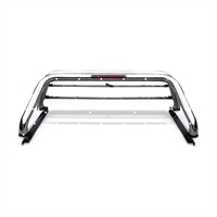 Barre de protection universelle en acier inoxydable RTS pour pick-up 4x4 tout-terrain avec feux de freinage LED, finition polie/peinture poudrée, compatible Hilux Easy