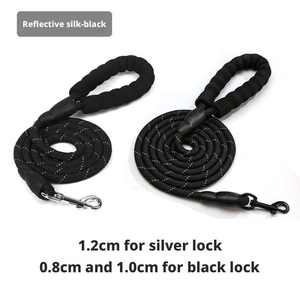 Directo de fábrica, venta al por mayor, varios tamaños, reflectante, duradero, sin estrangulamiento, correa de nailon ajustable para perros para la noche al aire libre - Product Image 3