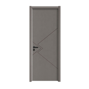 2025 nuevo diseño moderno de roble macizo de teca Cheer puerta de madera puertas internas compuestas de madera para dormitorio con cerradura inteligente - Product Image 5