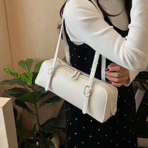 Nuevo Bolso de Hombro de Moda Vintage de Lujo para Mujer, Recomendado, con <span class=keywords><strong>Dos</strong></span> Correas y Cierre de Cremallera, Diseño Francés de Alta Calidad - Product Image 4