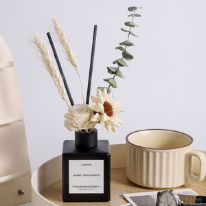 Longfine Reed <b>Diffuser</b> 150ml Square <b>Bottle</b> Home Fragrance Decorative Item Long Lasting Aroma - Product Image 2