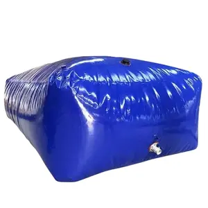 Wholesales Outdoor Large Capacity Foldable Soft Bladder Storage Container Bag Collapsible Water Tank for Camping Fire Prevention