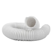 Tuyau d'évacuation flexible en PVC ignifuge avec armature en fil d'acier pour l'extraction des fumées industrielles