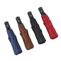 Parapluie pliable à ouverture automatique avec logo personnalisé, cadeau promotionnel d'entreprise, parapluie de pluie grand format renforcé résistant au vent