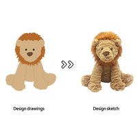 Boneka Hewan Lucu Custom LOGO, Boneka Beruang Teddy, Monyet, Rubah, Anjing, Kelinci, Hadiah Kenang-kenangan Wisuda, Terlaris