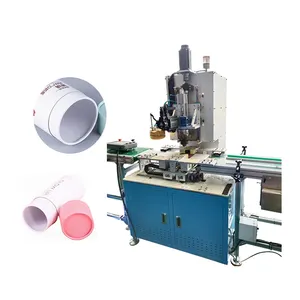 Round Cake Box Crimping Machine Cylinder Can Making Machine Tea Paper Tube Core Rolling Achine Paper Tube Edge Curling Machine