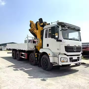 รถบรรทุกติดเครน Shacman สำหรับขนส่งพิเศษ พร้อมเครนบูมพับได้ขนาด 20 ตัน 25 ตัน  รถบรรทุกติดเครน  ลดราคา - Product Image 3