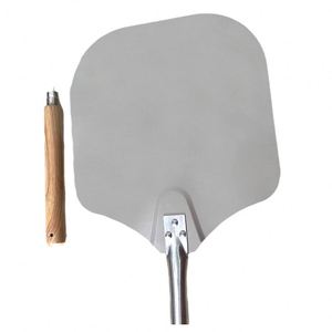 Pala para Pizza Desmontable de Aleación de Aluminio de 14 Pulgadas con Mango Largo de Madera, Herramienta de Repostería Personalizada al por Mayor - Product Image 5