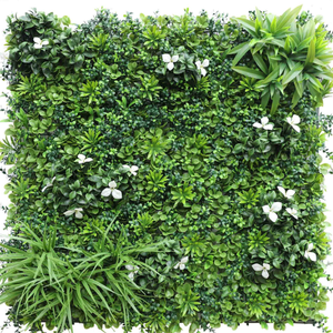 Panel de Pared de Plástico Verde Artificial, Pared Vegetal Artificial, Seto de Césped Sintético, Decoración Ecológica para Jardín, Interior y Exterior, Bodas - Product Image 2