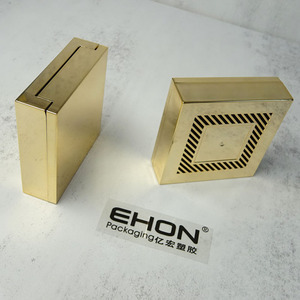 Bán Chạy Nhất Long Lanh Nhựa Vuông Kim Loại Lụa Màn Hình In Đồ Dùng Vệ Sinh Ép Bột Với Gương - Product Image 3