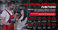 Autel MaxiCOM MK808S Herramienta de escáner de diagnóstico de coche bidireccional Codificación de llaves FCA Autoauth Android 11 Actualizado de MaxiCheck MK808