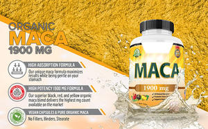 Organisch Supplement Maca Plus Capsules Sterke Man Pillen Maca Wortelcapsules - Product Image 2