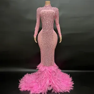 Nocance Novance 2023 नई आगमन वसंत महिलाओं के वस्त्र हाकी हीरा लटकन देवियों ड्रेस सेक्सी Vestidos डे Boda पैरा Mujer