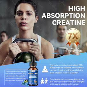OEM Private Label Hochwertige Kreatin Mono hydrat Pulver Gym Fitness Kreatin HCL Tropfen Oral - Product Image 5