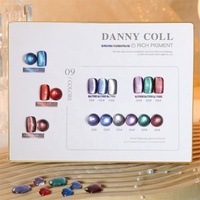 Danny Coll Vernis Magnétique Gel UV 9 Couleurs Nail Art Glitter Cat Eye Gel Polish Set