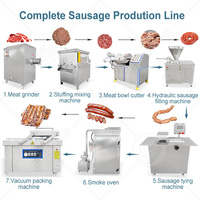 Chaîne de production complète de saucisses ORME, machine électrique de fabrication de saucisses de bœuf à petite échelle, prix