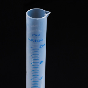 Cilindro de medición O'Kayme de 25 ml, cilindro de laboratorio graduado de plástico con base hexagonal para medición química - Product Image 3