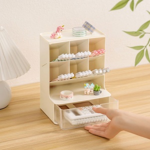 Multi-function Students Oblique Pencil Holder Simple Desk Bedroom Drawer <b>Makeup</b> <b>Box</b> for Office - Product Image 1