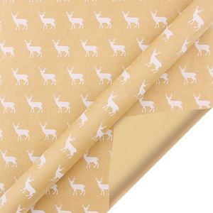 Wholesale <b>Wrapping</b> <b>Paper</b> Christmas Gift Large Sheet Kraft <b>Wrapping</b> <b>Paper</b> for Christmas Folded Flat <b>Paper</b> - Product Image 3
