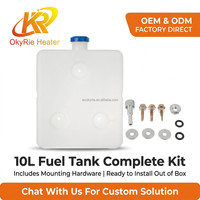 Tanque de Combustible Diésel Engrosado OkyRie DFT 10LW 10L a Prueba de Fugas para Calefactor de Aire de Estacionamiento de Coche de 2KW 5KW 8KW