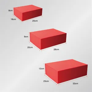 Роскошный персонализированный логотип, оранжевая Складная упаковочная Подарочная коробка с магнитом