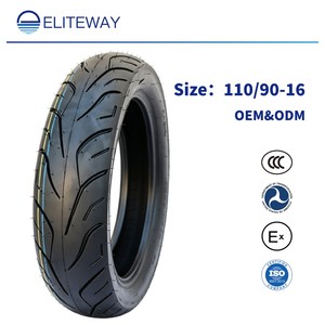 Neumático de Motocicleta 110/<span class=keywords><strong>90</strong></span>-16 para Italika FT150 <span class=keywords><strong>Honda</strong></span> CG125/160 CB160, Exportación Directa OEM, Neumático Sin Cámara de Alta Calidad, Llantas Para <span class=keywords><strong>Moto</strong></span> - Product Image 1