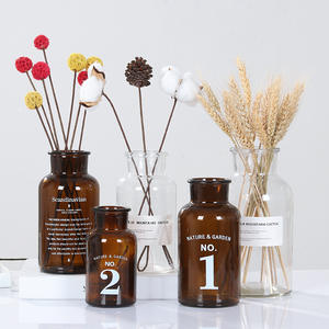 Frascos <span class=keywords><strong>de</strong></span> Vidrio Vintage Transparentes <span class=keywords><strong>de</strong></span> Boca Ancha <span class=keywords><strong>con</strong></span> <span class=keywords><strong>Tapones</strong></span> <span class=keywords><strong>de</strong></span> <span class=keywords><strong>Corcho</strong></span>, 30ml 60ml 125ml 250ml 500ml 1000ml, Serigrafía - Product Image 3