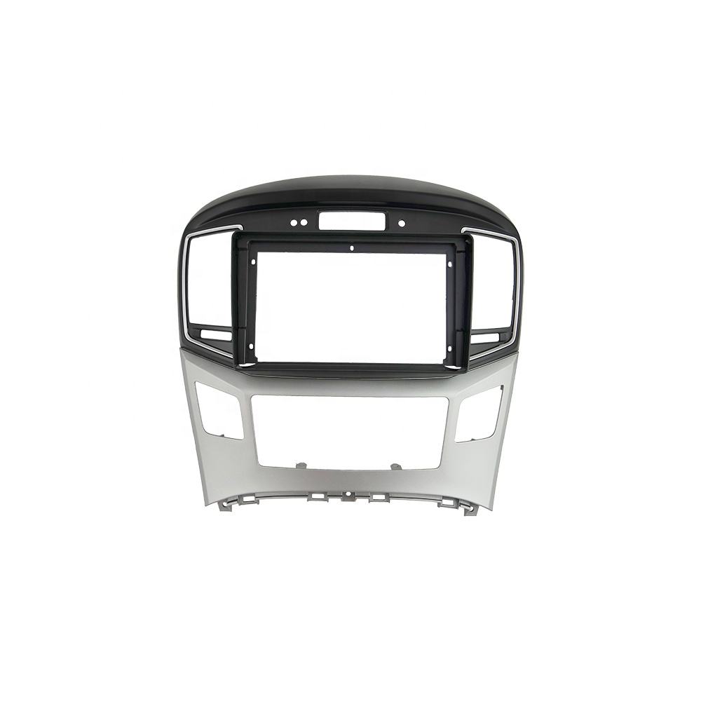 カーラジオフレーム Hyundai Matrix 2001-2010 Androidラジオオーディオダッシュフィッティングパネルキッ 車用ラジオフレーム  車用インダッシュフレーム 12.3インチ カーフレーム フェイシア アダプター Android ラジオ ダッシュ 車用ラジオフレーム 車の筋膜ダ  12.3 ... ラジオパネルフェイシア に適合する ヒュンダイ H1 に適合する スターレックス 2015-2018 ダブル Din カー ファシア