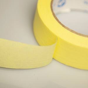 片面1.5インチ白塗装用マスキングテープ20Mクレープ紙自動車ラベルDIYクラフト＆ホームデコレーション用 - Product Image 1