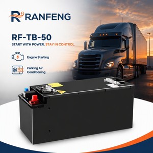 Batterie LiFePO4 24V 300Ah 7,2 kWh pour démarrage de camion, climatiseur de stationnement, lithium-ion à cycle profond à semi-conducteurs - Product Image 1