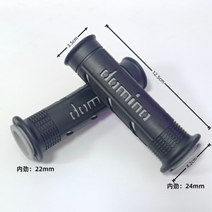 Dominu <b>Motorcycle</b> Handlebar <b>Grips</b> TPU Anti Slip Universal For Replacement With Shock Absorption - Product Image 4
