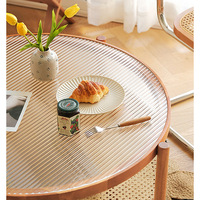Meubles d'extérieur OEM, ensemble de canapés de jardin, petite table basse ronde, meubles de salon en rotin, bureau, table de bar en bois