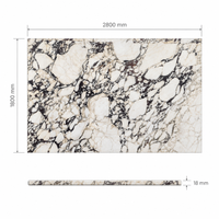 Prix d'une dalle de marbre Calacatta Viola |   Dalles de marbre blanc naturel et violet breccia pour revêtement mural de villa et sol d'hôtel poli 18 mm