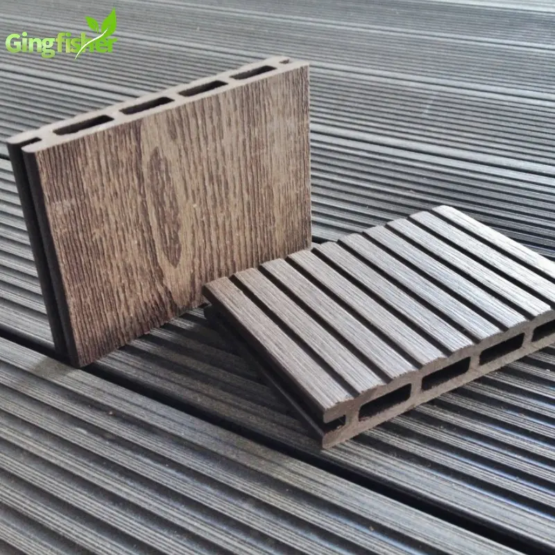 Outdoor Guter Preis Holz Kunststoff Verbund decks Günstige Preise WPC Hollow Decking Board