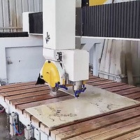 Máquina de Corte de Granito y Mármol de 4 Ejes, Router CNC, Cortadora de Piedra, Motor, Bomba, Rodamiento, Caja de Cambios ZEUS 4+2