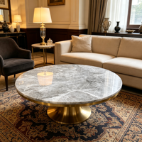 Marbre gris Athena naturel de qualité supérieure, adapté aux murs d'îlots de cuisine modernes et aux tables basses de hall d'hôtel