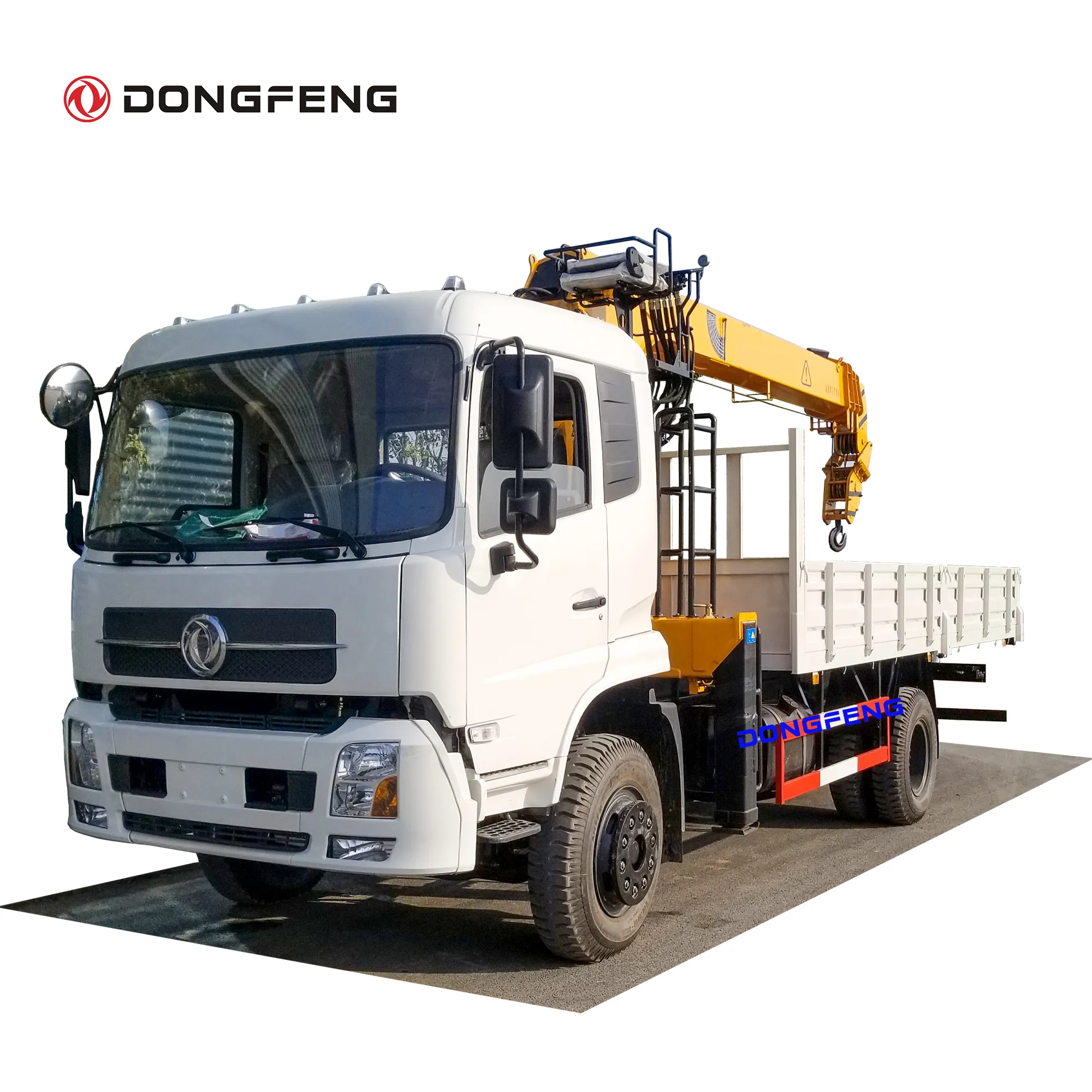 Dongfeng 4x2 LHD 10 Ton Truck Mounted Crane